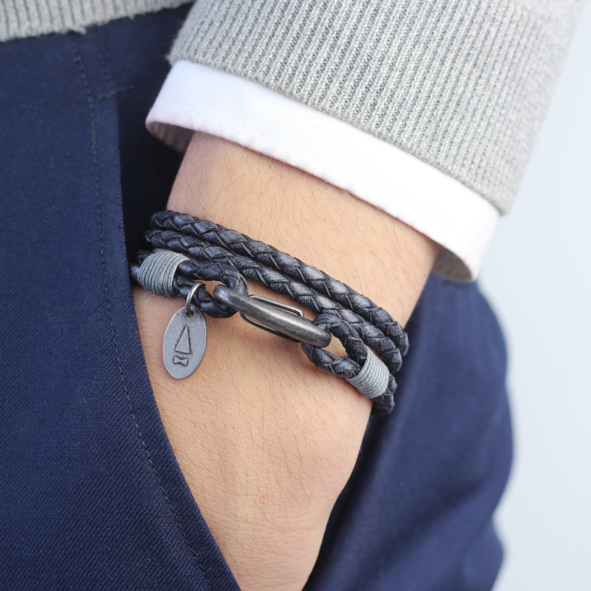 Ralph Braided Bracelet (Italian Vintage Leather)