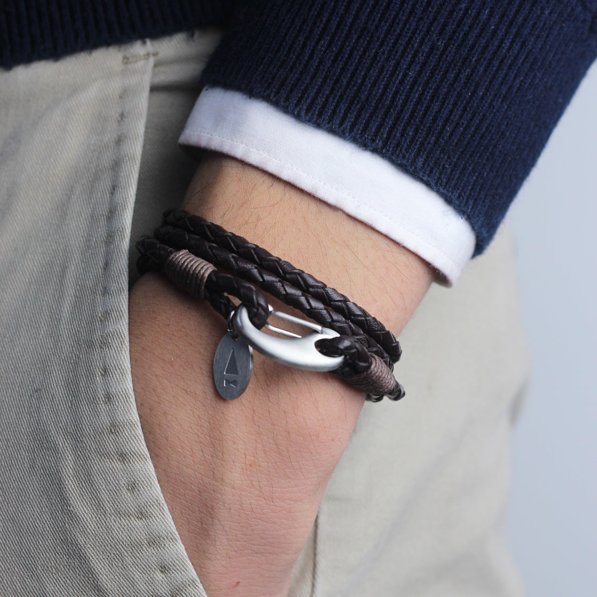 Ralph Braided Bracelet (Italian Leather)