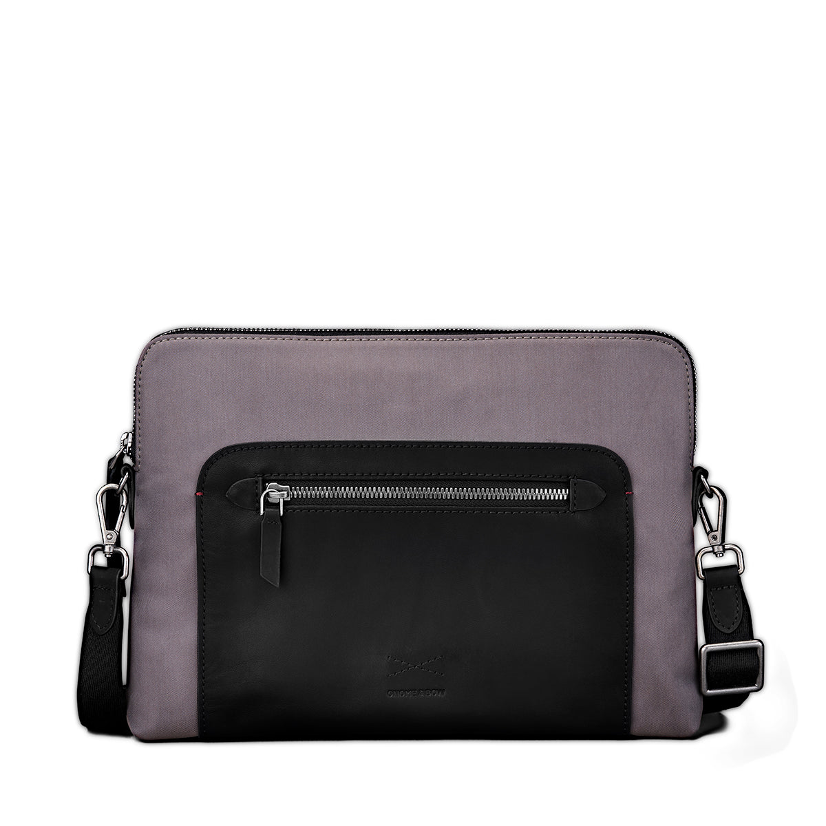 Musketeer Two Tone Crossbody Sling iPad Tablet Clutch Folio (Suede Nylon Leather)