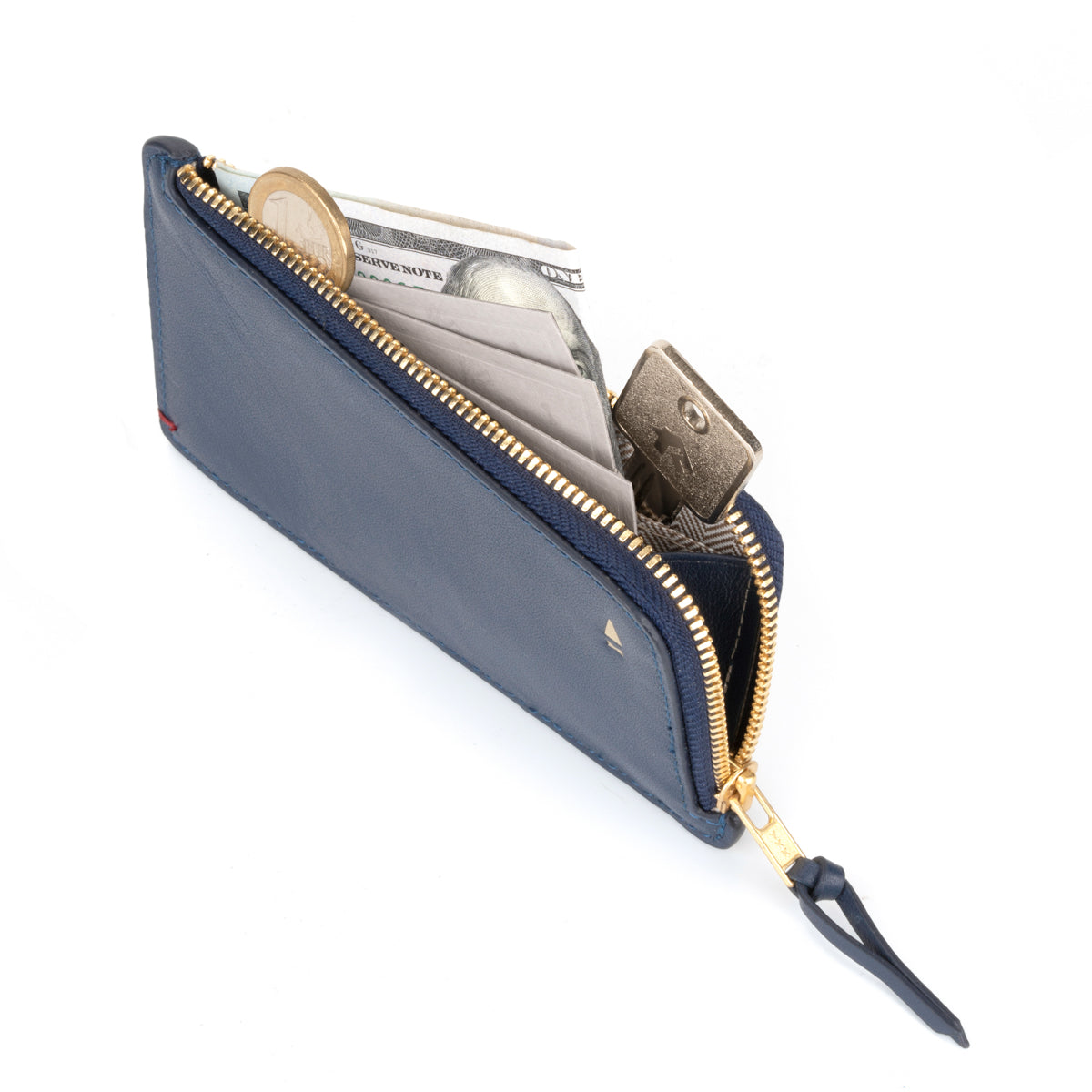 Gulliver Zip Coin Pouch Card Holder (RFID USA Nappa Leather)