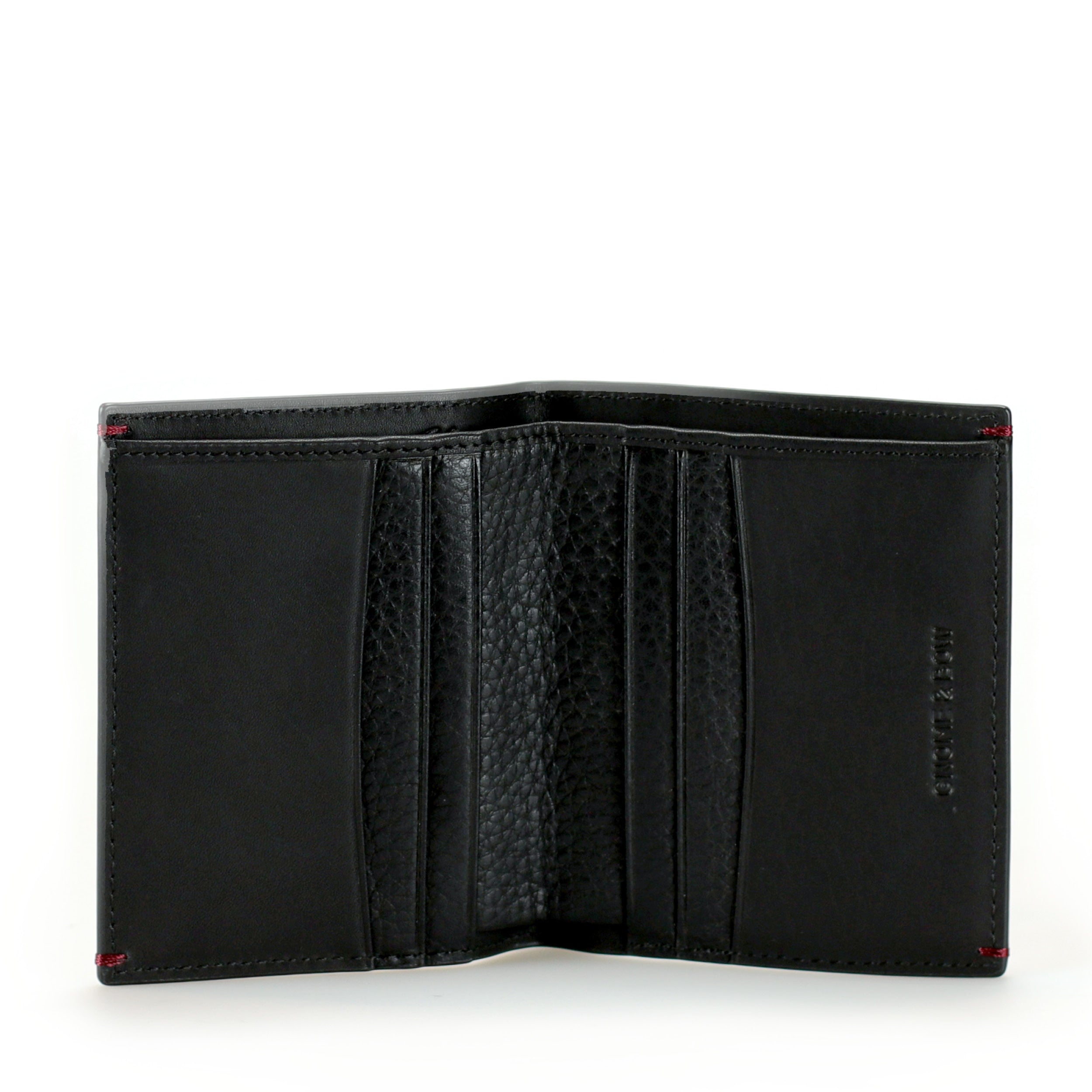 Musketeer 2-Tone Small Coin Slot Bifold Wallet (USA Leather)