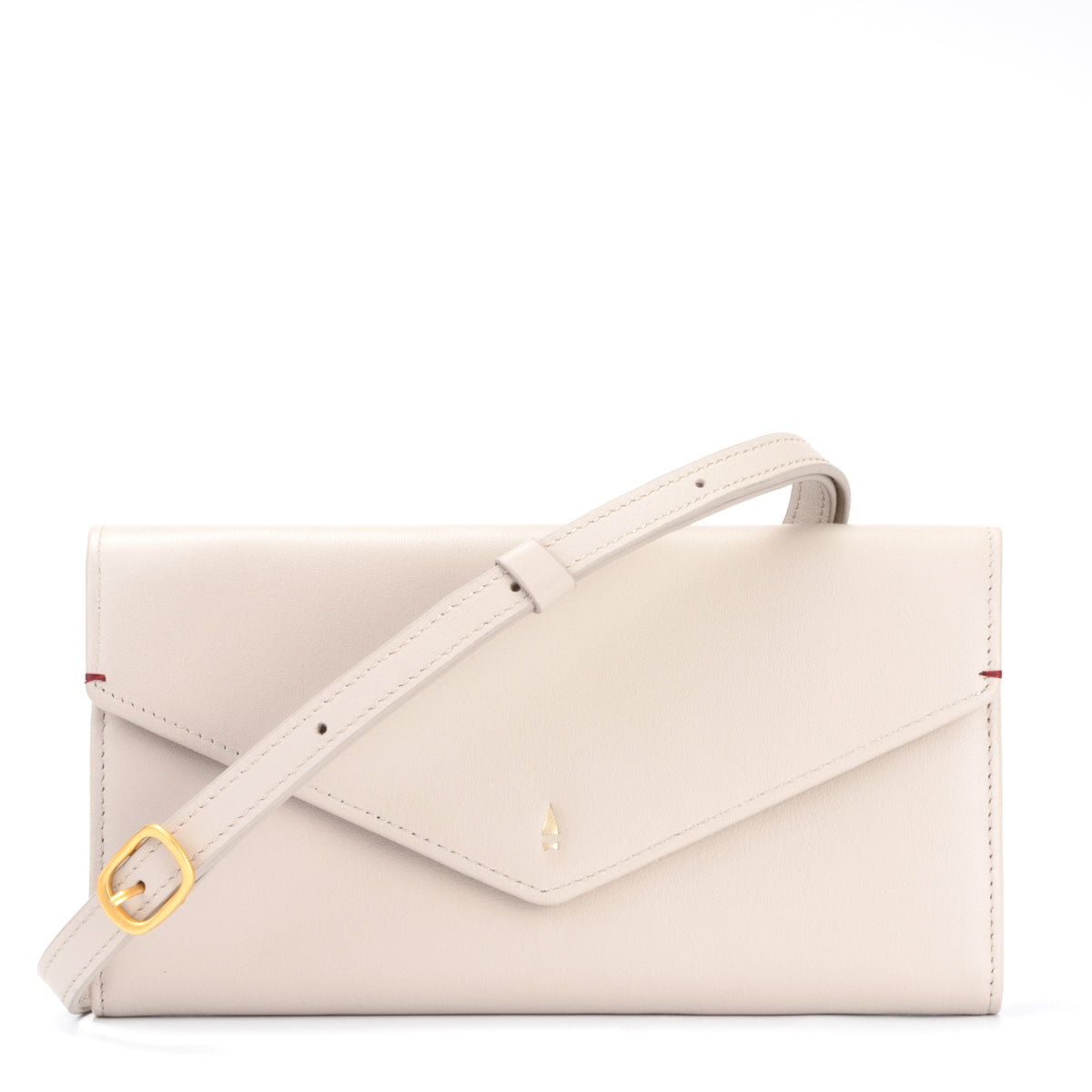 Envelope Flap Cash Coin Long Wallet Crossbody Phone Bag (RFID Nappa Leather)