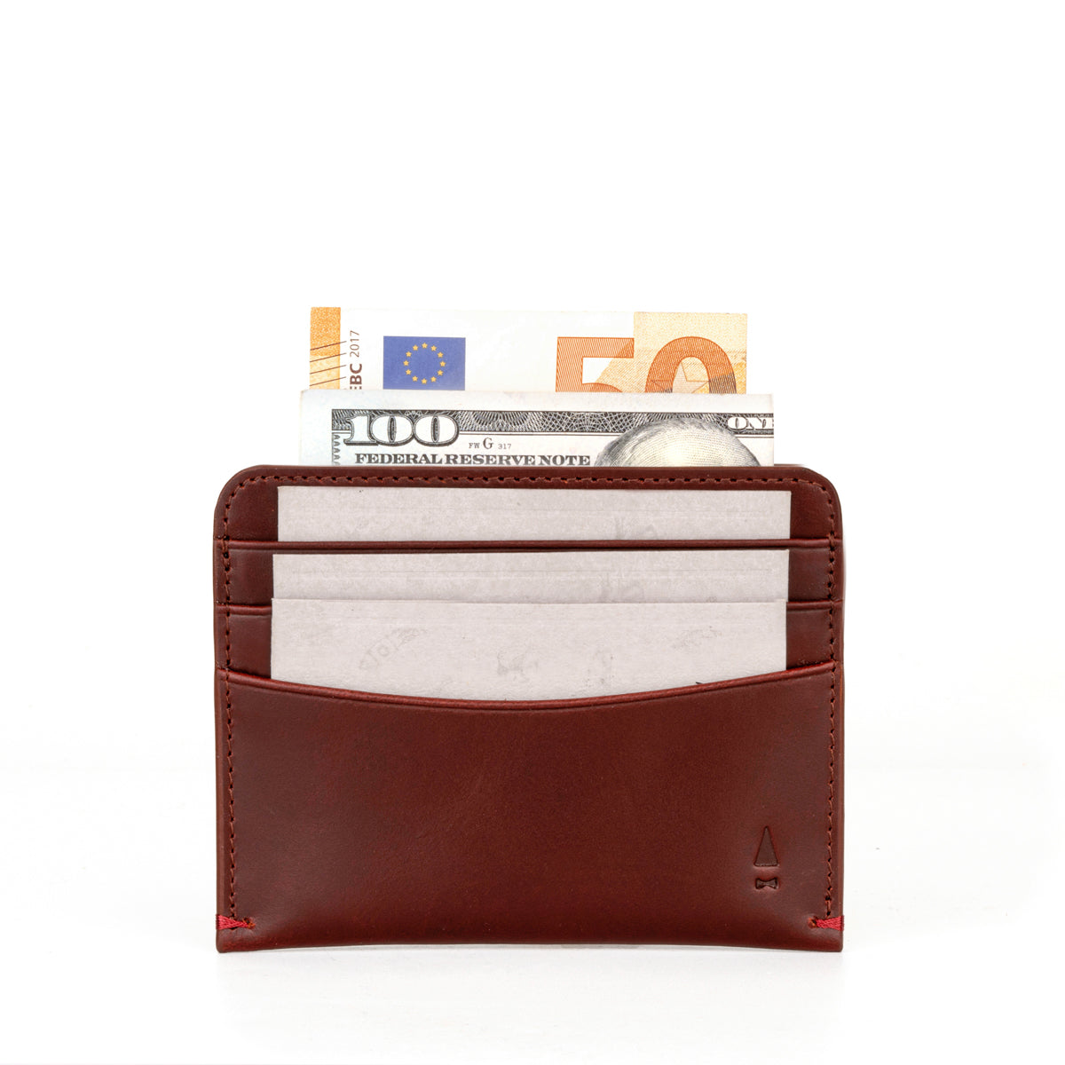 Gulliver Slim Cash Card Holder Wallet (RFID USA Wax Leather)