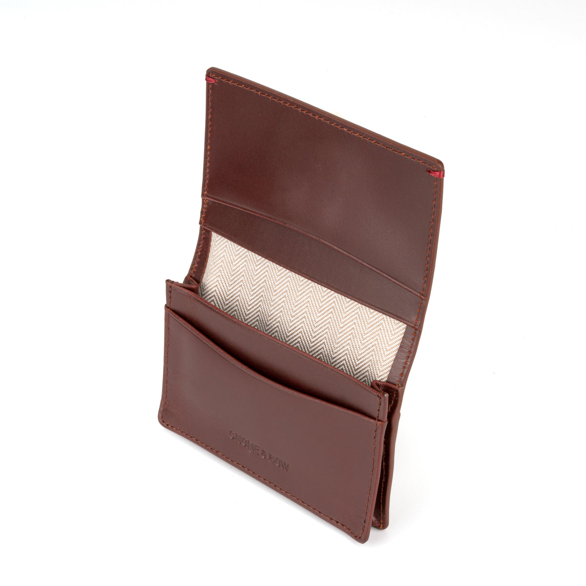 Gulliver Name Card Holder Wallet (RFID USA Wax Leather)