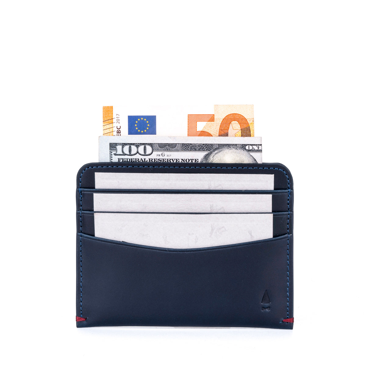 Gulliver Slim Cash Card Holder Wallet (RFID USA Wax Leather)
