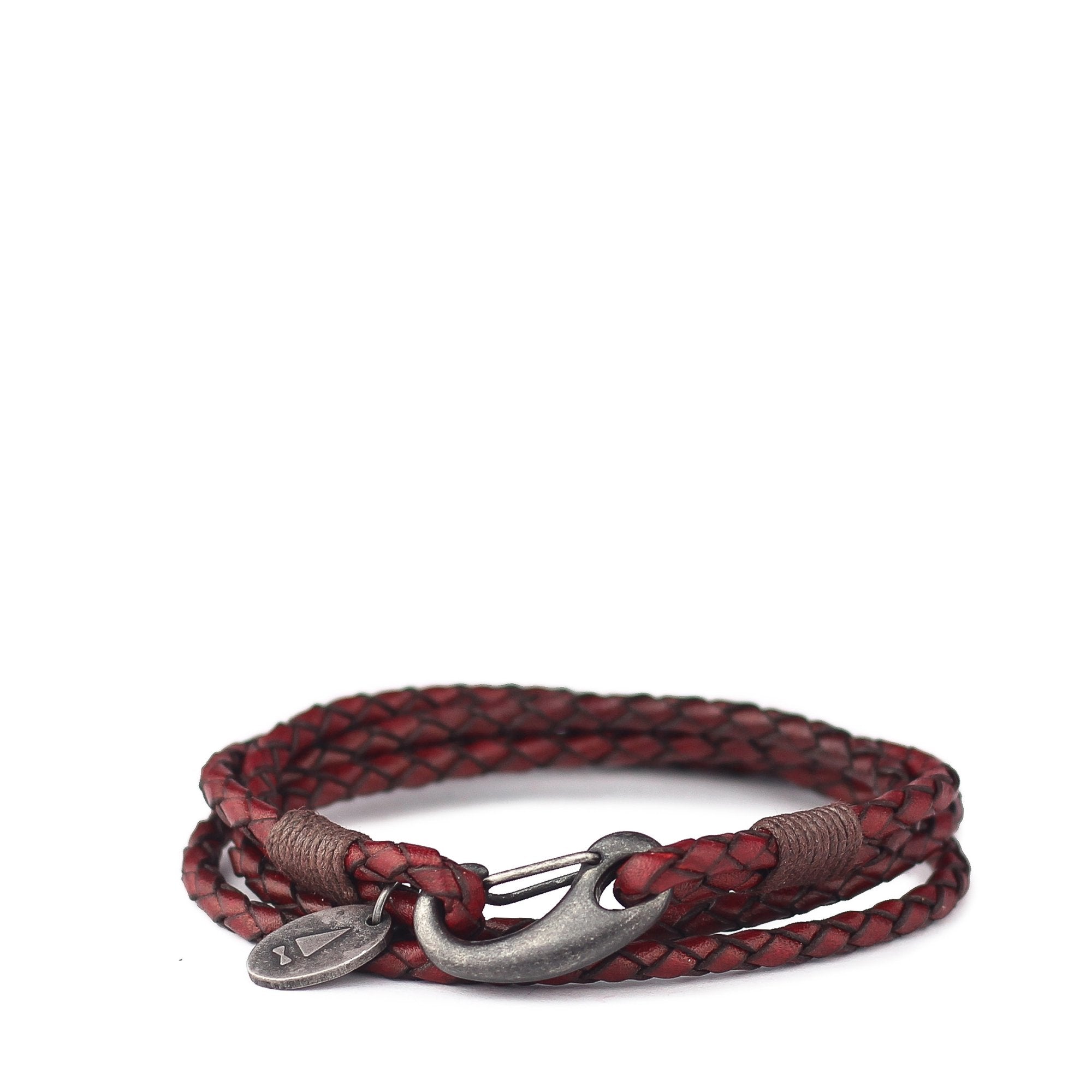 Ralph Braided Leather Bracelet (Antique)